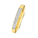 9ct Yellow Gold Diamond Eternity Ring