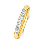 9ct Yellow Gold Diamond Eternity Ring