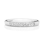 9ct White Gold Diamond Eternity Ring