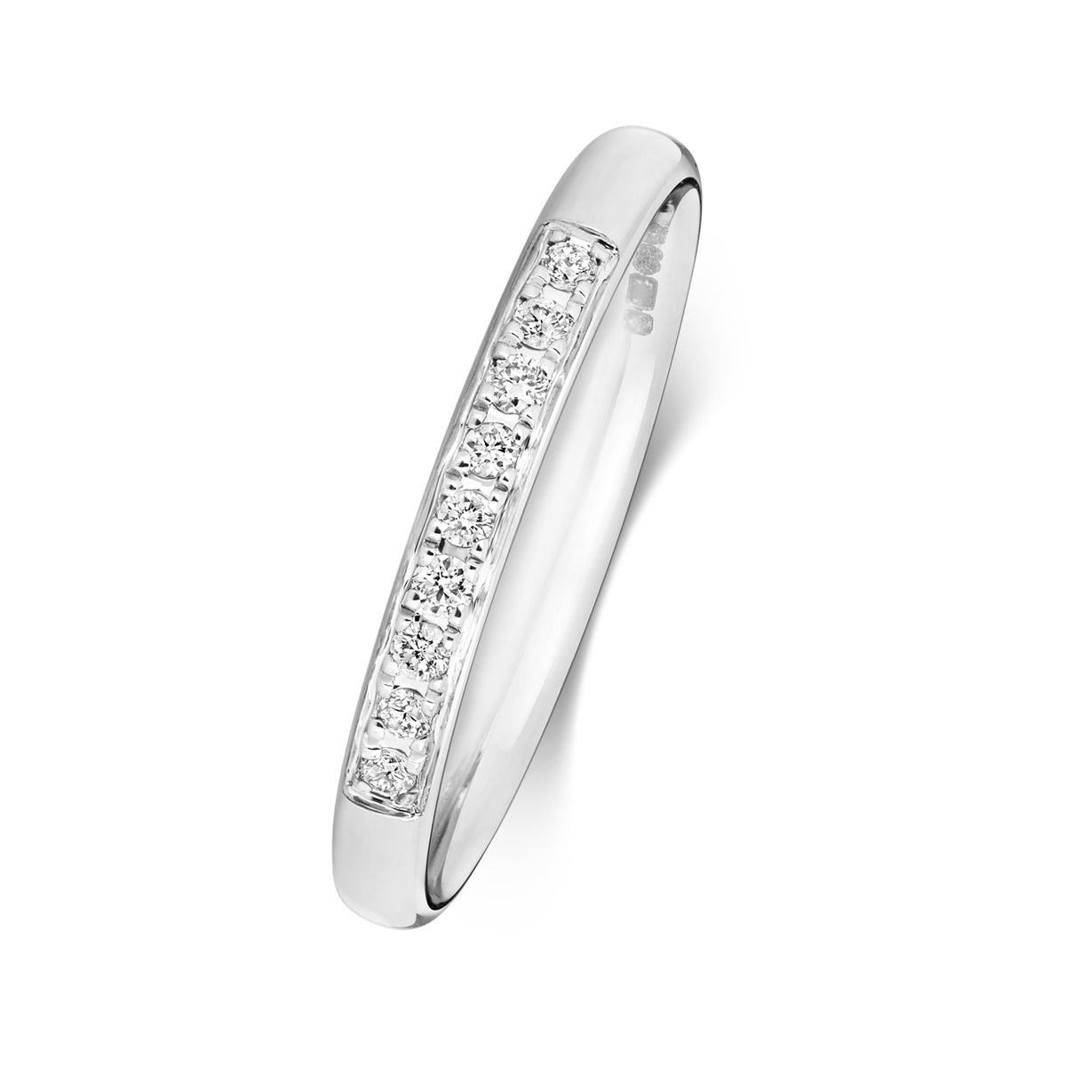 9ct White Gold Diamond Eternity Ring