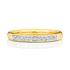 9ct Yellow Gold Diamond Eternity Ring