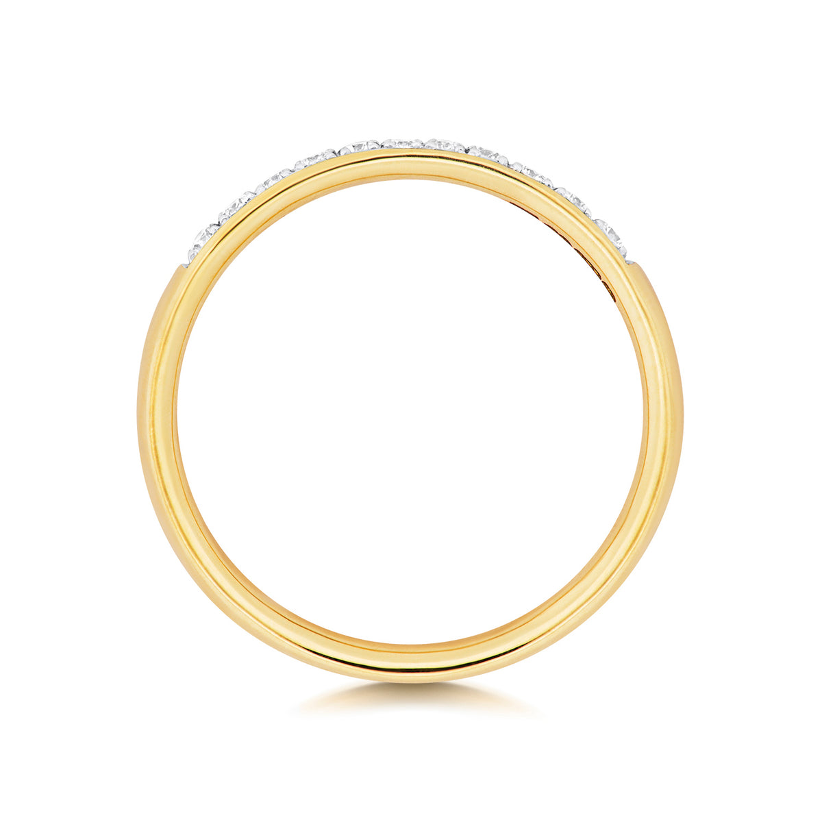9ct Yellow Gold Diamond Eternity Ring