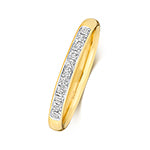9ct Yellow Gold Diamond Eternity Ring