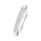 9ct White Gold Diamond Eternity Ring