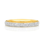 9ct Yellow Gold Diamond Eternity Ring