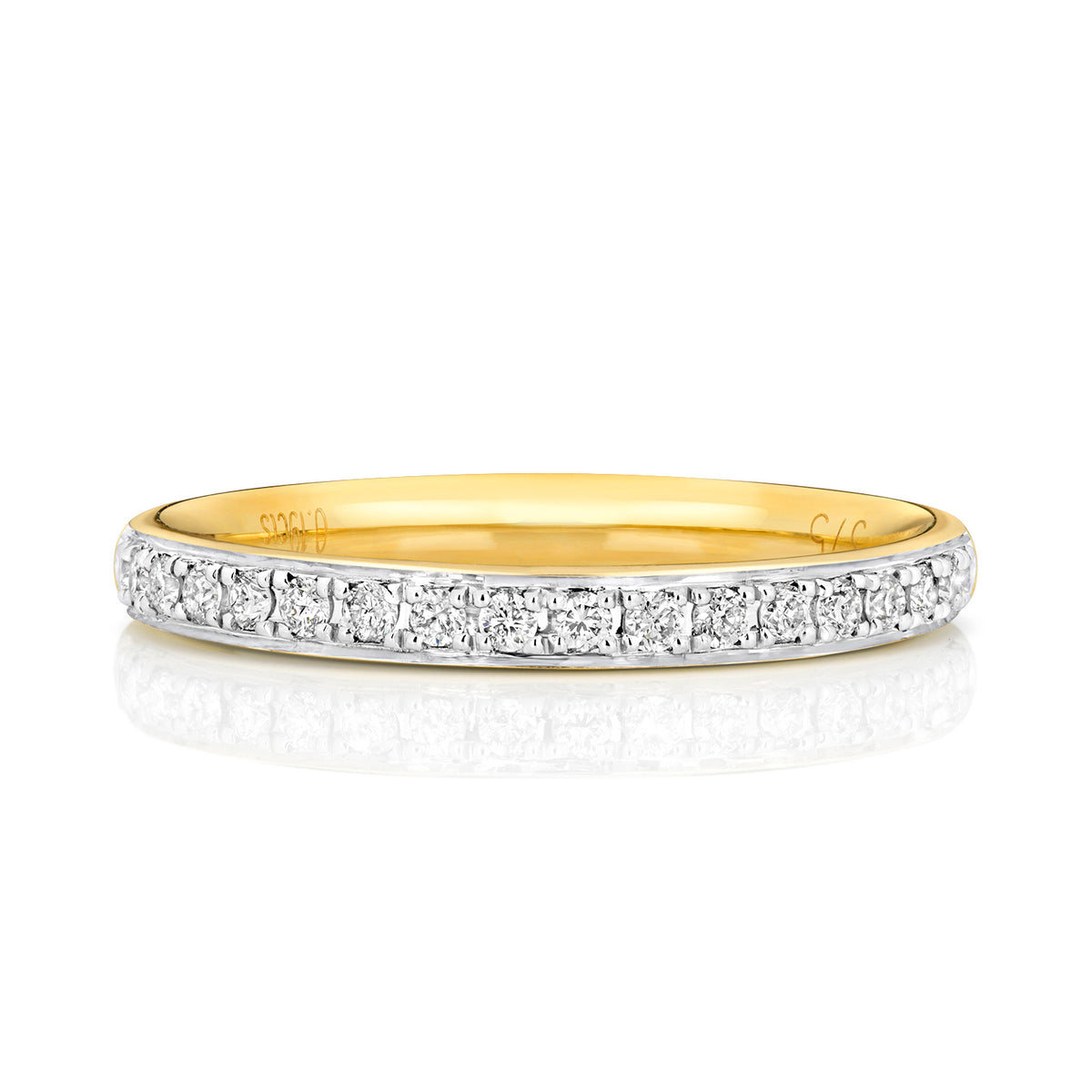 9ct Yellow Gold Diamond Eternity Ring