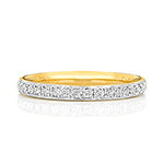 9ct Yellow Gold Diamond Eternity Ring