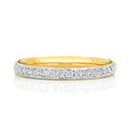 9ct Yellow Gold Diamond Eternity Ring