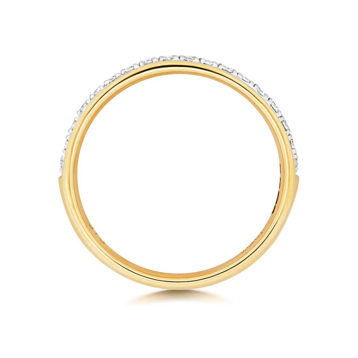 9ct Yellow Gold Diamond Eternity Ring