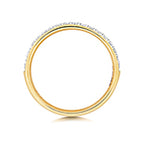 9ct Yellow Gold Diamond Eternity Ring