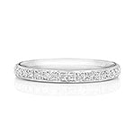 9ct White Gold Diamond Eternity Ring