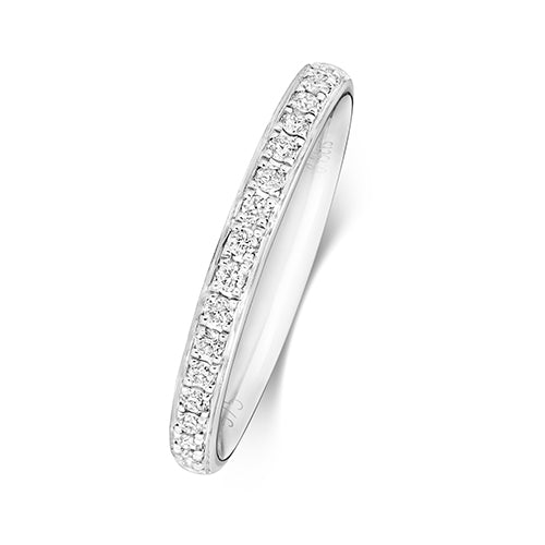 9ct White Gold Diamond Eternity Ring