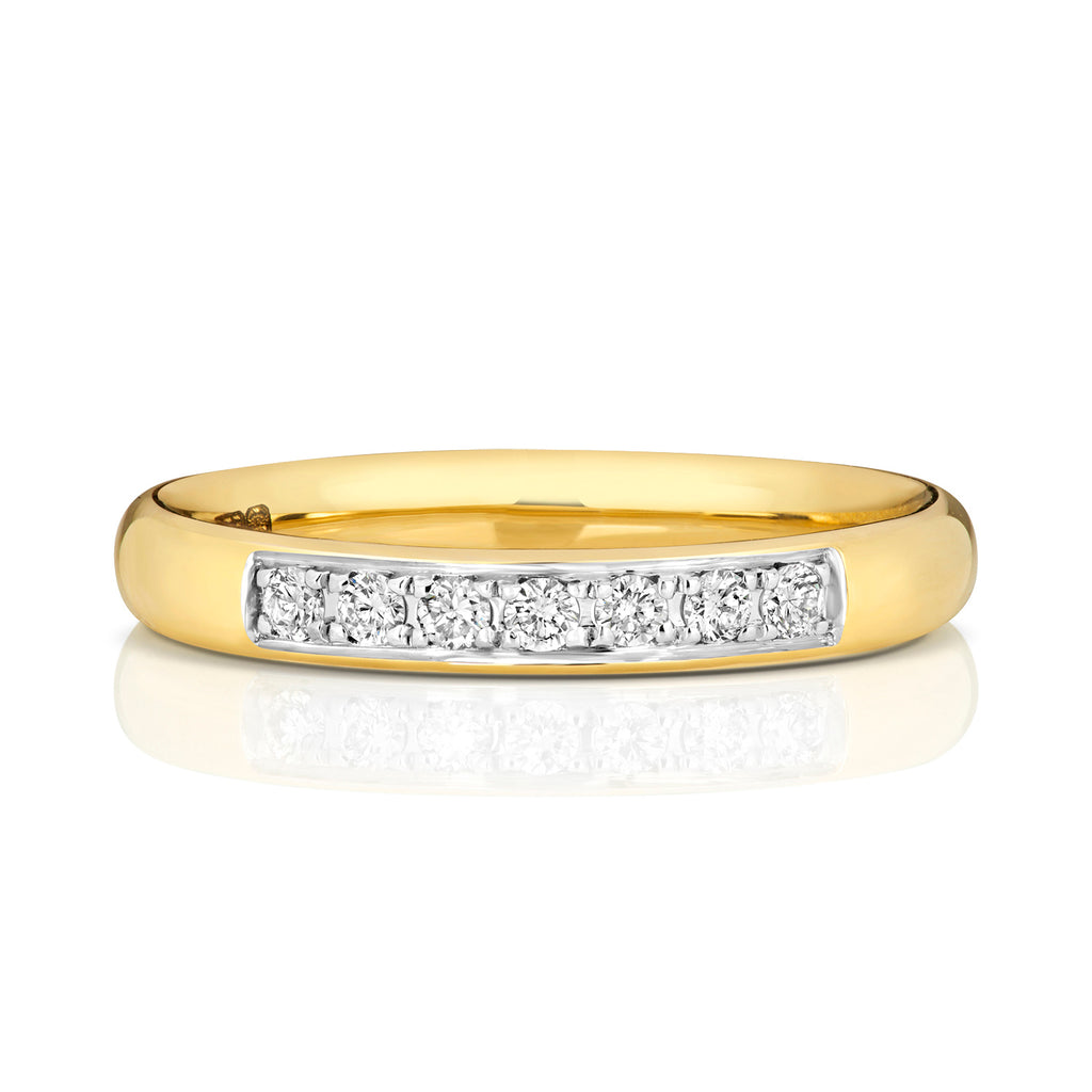 9ct Yellow Gold Diamond Eternity Ring