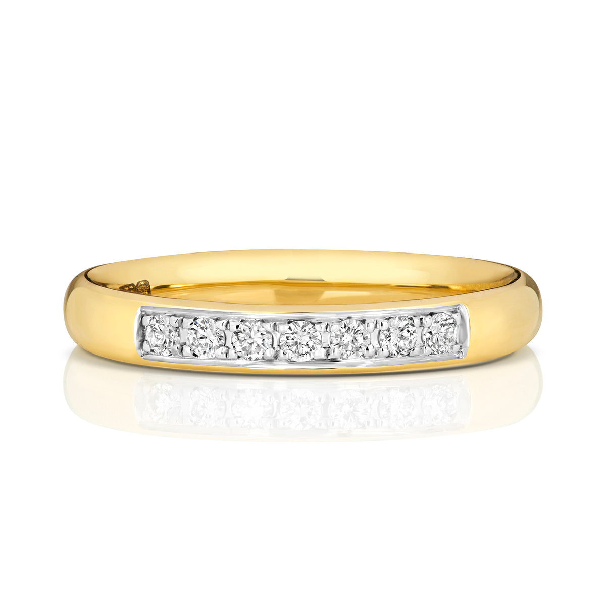 9ct Yellow Gold Diamond Eternity Ring