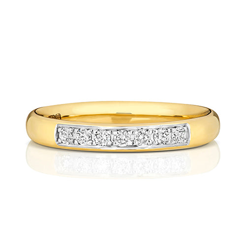 9ct Yellow Gold Diamond Eternity Ring