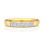 9ct Yellow Gold Diamond Eternity Ring