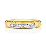 9ct Yellow Gold Diamond Eternity Ring