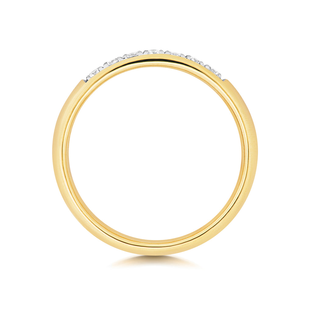 9ct Yellow Gold Diamond Eternity Ring