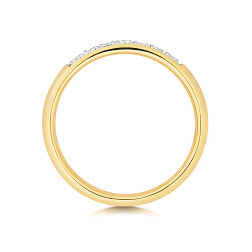 9ct Yellow Gold Diamond Eternity Ring