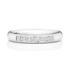 9ct White Gold Diamond Eternity Ring