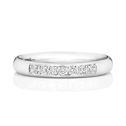 9ct White Gold Diamond Eternity Ring