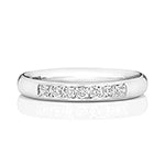 9ct White Gold Diamond Eternity Ring