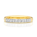 9ct Yellow Gold Diamond Eternity Ring