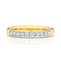 9ct Yellow Gold Diamond Eternity Ring