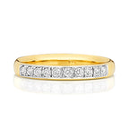 9ct Yellow Gold Diamond Eternity Ring