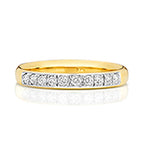 9ct Yellow Gold Diamond Eternity Ring
