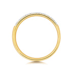 9ct Yellow Gold Diamond Eternity Ring