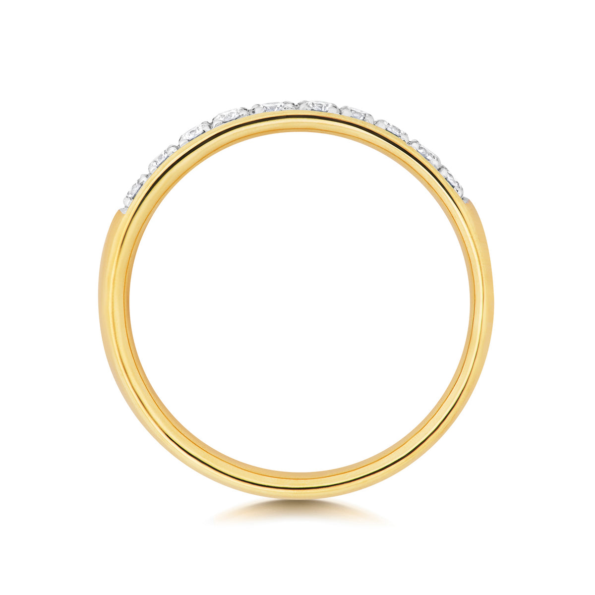 9ct Yellow Gold Diamond Eternity Ring