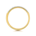 9ct Yellow Gold Diamond Eternity Ring