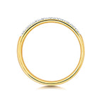 9ct Yellow Gold Diamond Eternity Ring