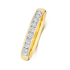 9ct Yellow Gold Diamond Eternity Ring