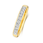 9ct Yellow Gold Diamond Eternity Ring