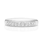 9ct White Gold Diamond Eternity Ring
