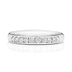 9ct White Gold Diamond Eternity Ring