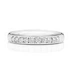 9ct White Gold Diamond Eternity Ring