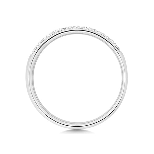 9ct White Gold Diamond Eternity Ring