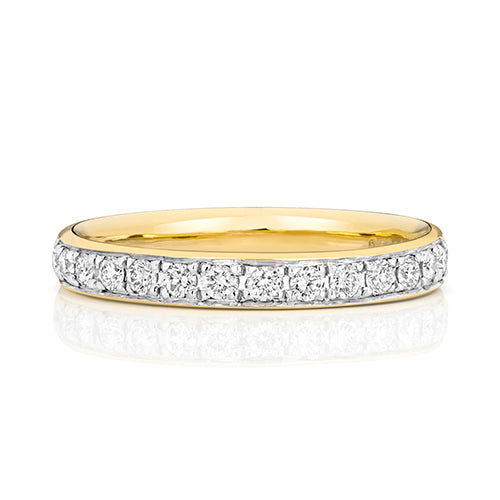 9ct Yellow Gold Diamond Eternity Ring