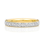 9ct Yellow Gold Diamond Eternity Ring