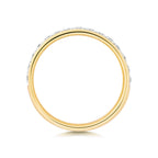 9ct Yellow Gold Diamond Eternity Ring