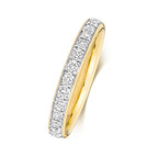 9ct Yellow Gold Diamond Eternity Ring