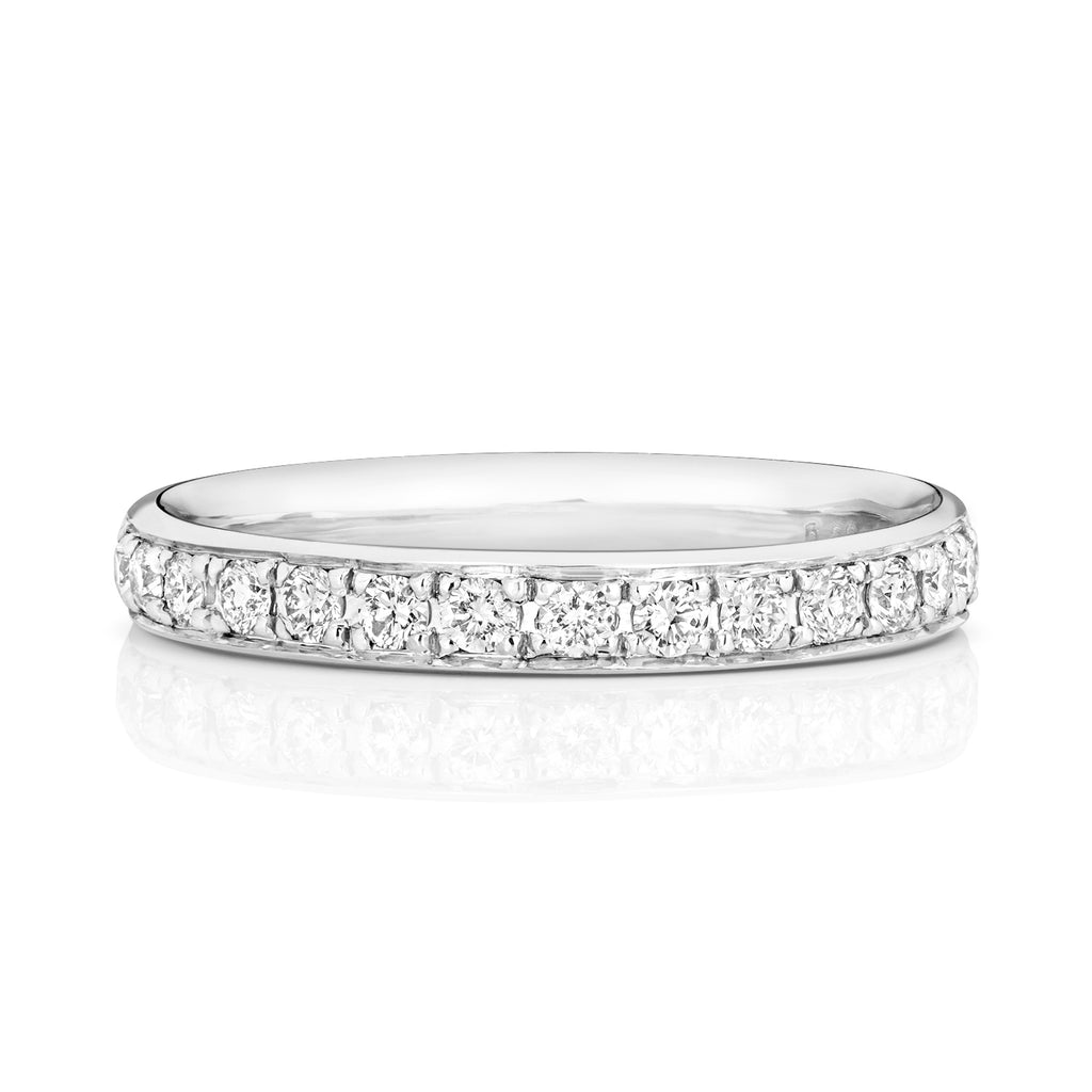 9ct White Gold Diamond Eternity Ring