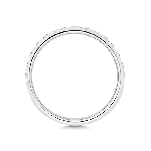 9ct White Gold Diamond Eternity Ring
