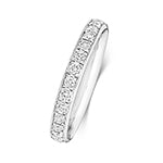 9ct White Gold Diamond Eternity Ring