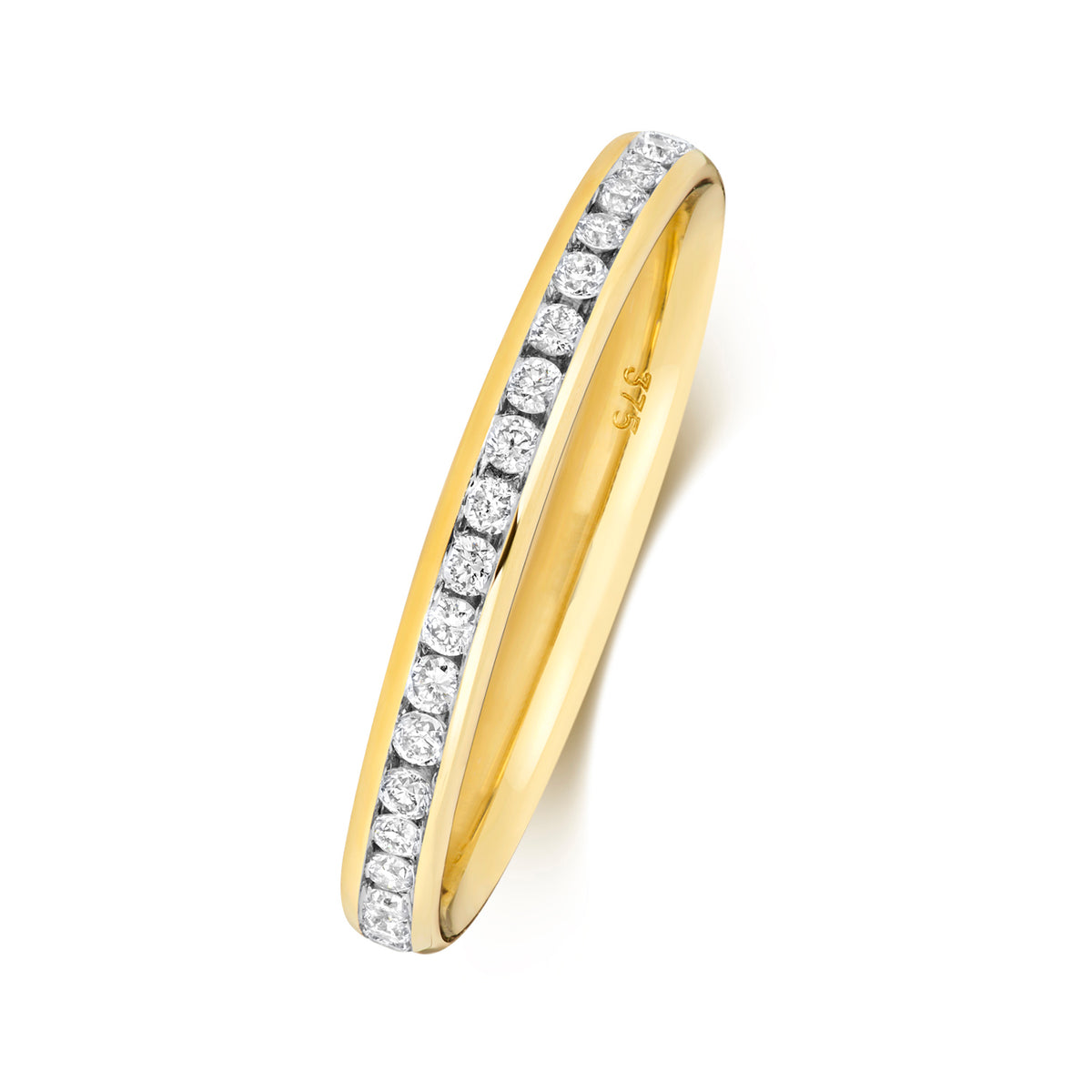 9ct Yellow Gold Diamond Eternity Ring