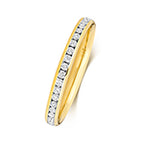 9ct Yellow Gold Diamond Eternity Ring