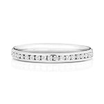9ct White Gold Diamond Eternity Ring